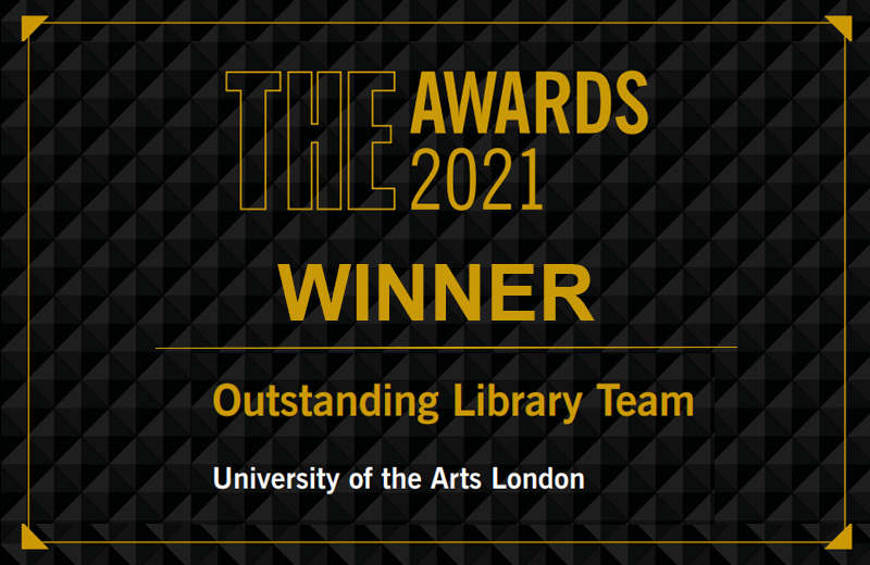 THE Awards 2021 Winner - Outstanding Library Team,