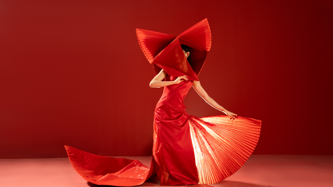 Image: Ningxuan Liu, BA (Hons) Costume for Performance, London College of Fashion, 2025. UAL Showcase.