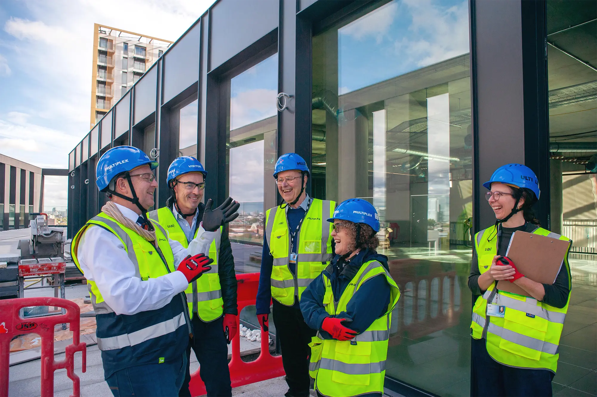 Photography © Berenice Guzzo | UAL Governors visit LCC's new building